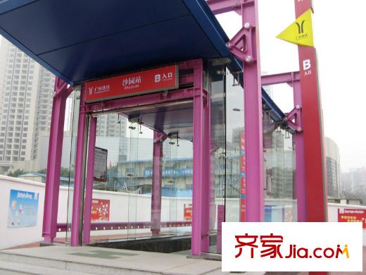 中海橡园国际配套图距离地铁口约2分钟路程内