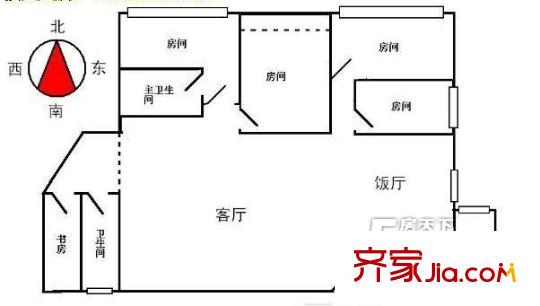宏宇广场户型图5室2厅户型图