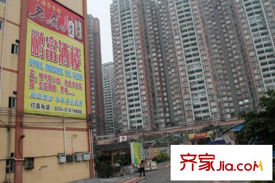 中国铁建荔湾国际城距离项目500米的酒家