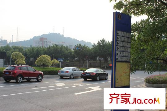 汇丽国际项目门口道路