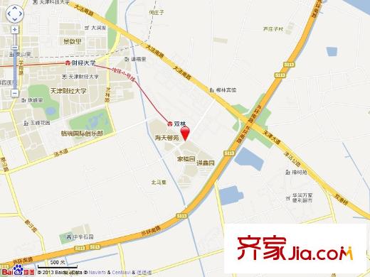 海天馨苑家福園交通圖