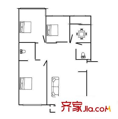 樂升小區(qū) 戶型圖