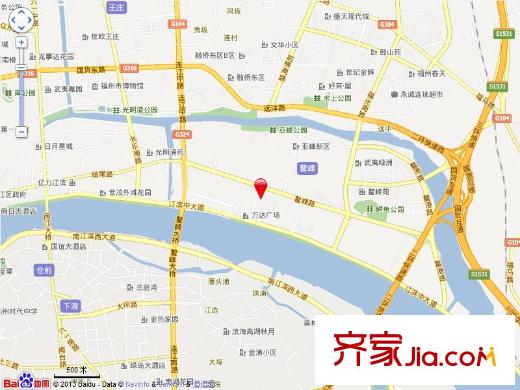 錦江新村交通圖