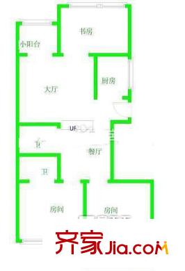 福澤家園 4室戶型圖