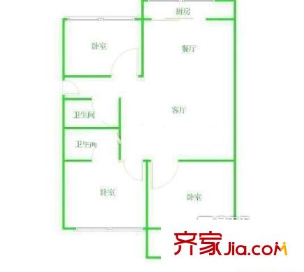 公安局福新路宿舍 戶型圖