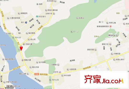 福建省地質(zhì)測(cè)試研究中心宿舍交通圖