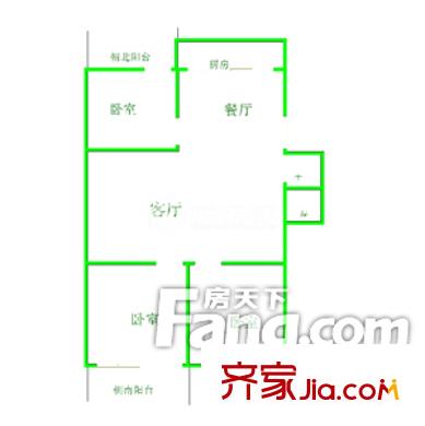 鳳坂新村 3室戶型圖