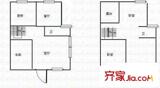 春江御園 4室 戶型圖