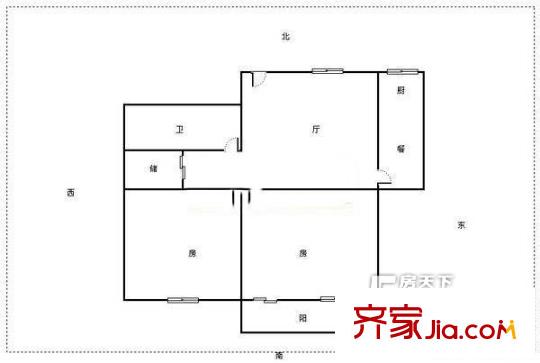 白馬橋永興樓 戶型圖