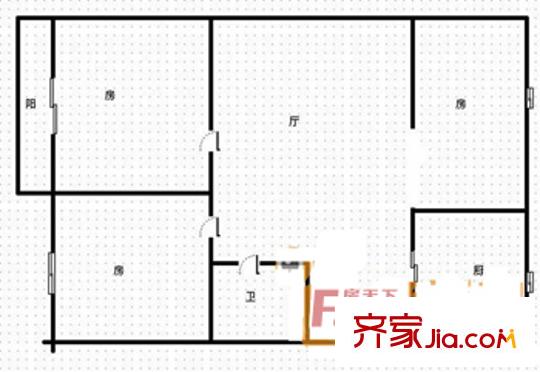  萬(wàn)春一區(qū) 3室戶(hù)型圖