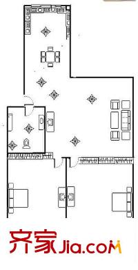 省藍建宿舍 2室 戶型圖