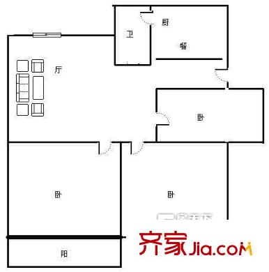 市委黨校宿舍 戶型圖