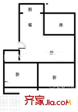 氣象公寓 2室戶型圖