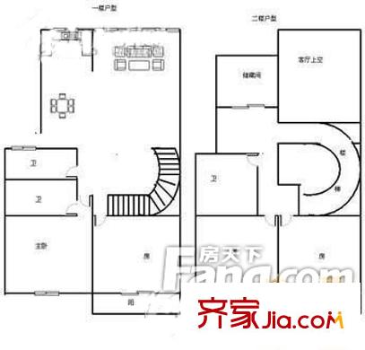  樂南公寓 4室戶型圖