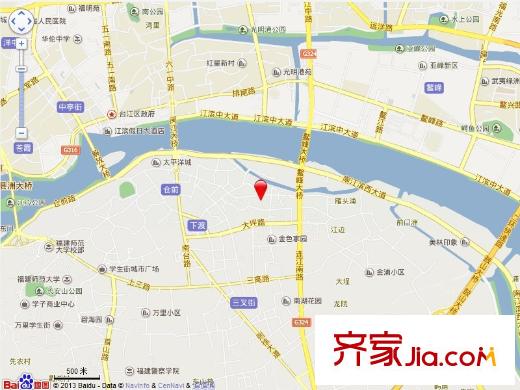 臨江新天地興嘉苑交通圖