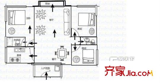 海京樓 戶型圖