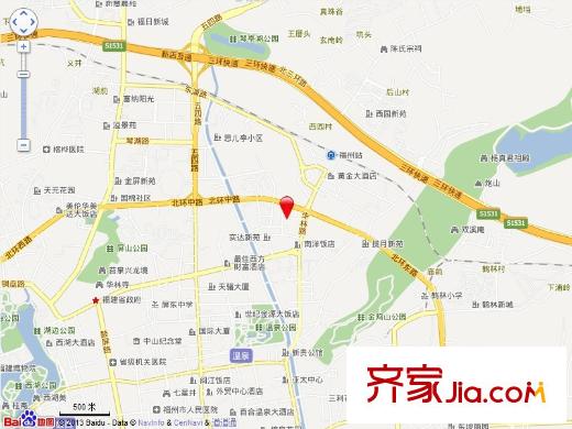 環(huán)南四村交通圖
