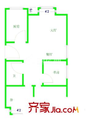 西湖麗景 3室 戶型圖
