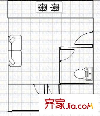 信息學院單位房 戶型圖