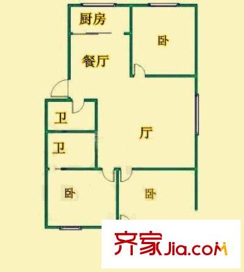 鞍福小區(qū) 戶型圖