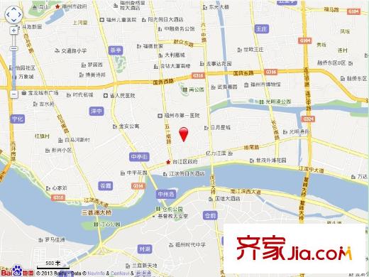 南臺(tái)商都二期交通圖