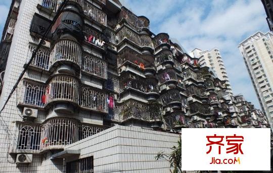 光明城小區(qū)外景圖 