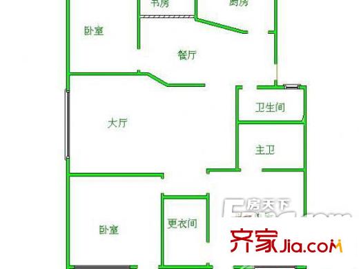  華林花園 4室戶型圖