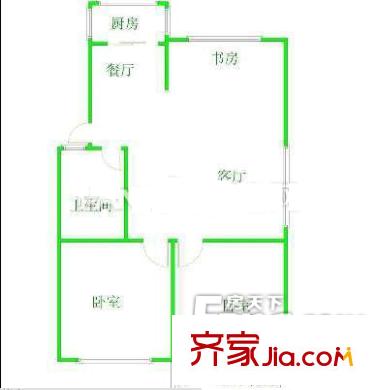 中建新村 3室戶型圖