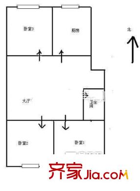 錦標(biāo)園 3室戶型圖