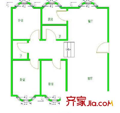 小康佳園 4室戶型圖