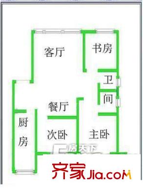 民安新村 3室戶型圖