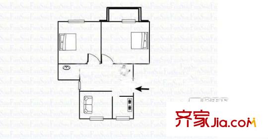 橫街新村 戶型圖