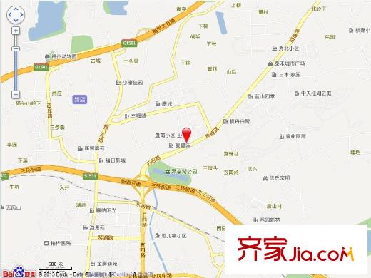 家天下億力秀山交通圖