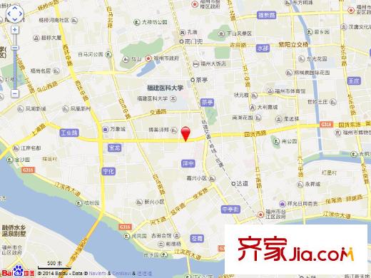 福大沁園交通圖