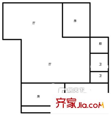 烏山園景 3室戶型圖