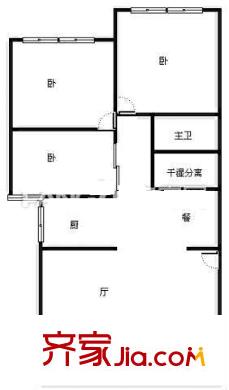 望龍芳庭 3室戶型圖
