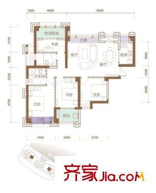 建發(fā)領(lǐng)第一區(qū) 戶型圖