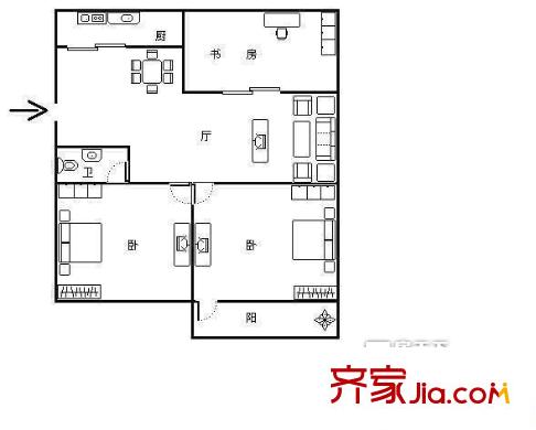 萬春二區(qū) 戶型圖