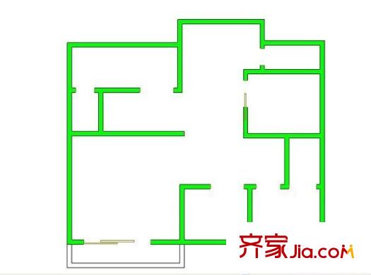 融僑錦江D區(qū) 3室 戶型圖