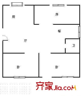 舊米倉新村 6室 戶型圖