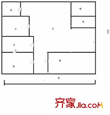 元洪錦江二期 4室戶(hù)型圖