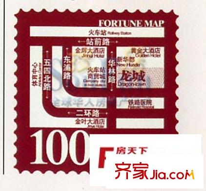 龍城廣場交通圖