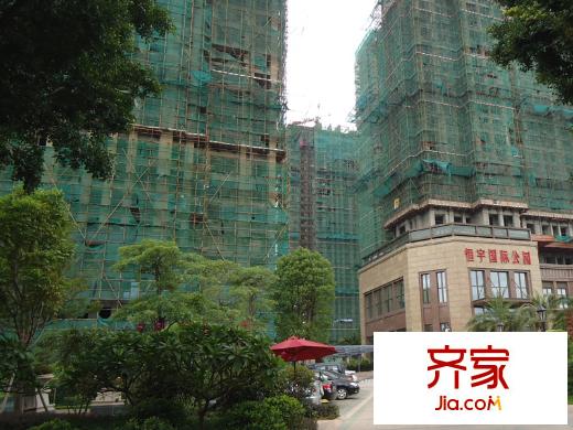 恒宇國(guó)際公園實(shí)景圖營(yíng)銷(xiāo)中心入口（20130926）