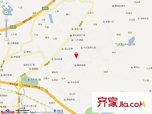 居住主題丹楓白鷺交通圖