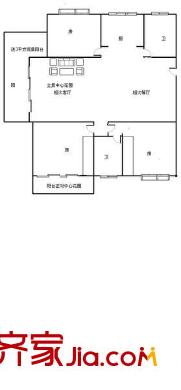 家天下三木城C2區(qū) 4室 戶型圖