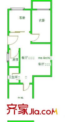 輝福小區(qū) 3室 戶型圖