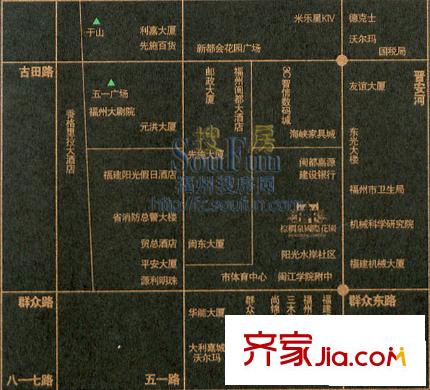 棕櫚泉國際花園交通圖
