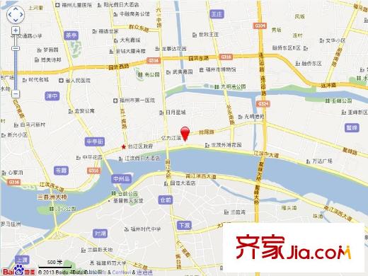 億力江濱交通圖