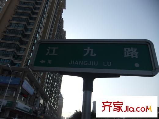 億力江濱交通圖交通指示牌