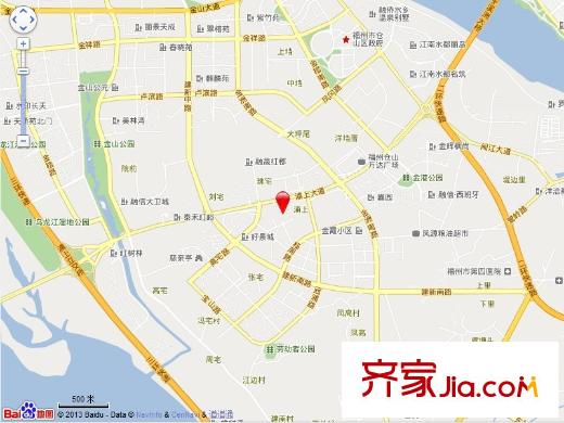 中茵加洲花城交通圖